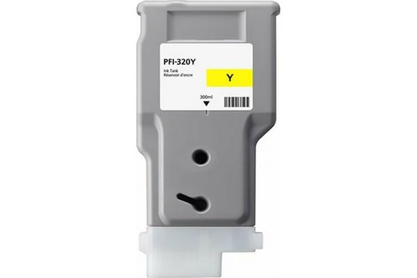 Printer Catridge CANON  Compatible PFI-320Y (2893C001) 300ml - PREMIUM Pages:13000 Yellow
