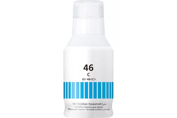 Μελάνι CANON  Συμβατό GI-46C 140ml - (4427C001) Σελίδες:14000 Cyan
