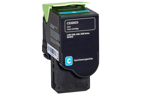 Toner LEXMARK  Kompatibel C/MC 2325 2425 2535 2640 - C2320C0 Seitenergiebigkeit:1000 Cyan