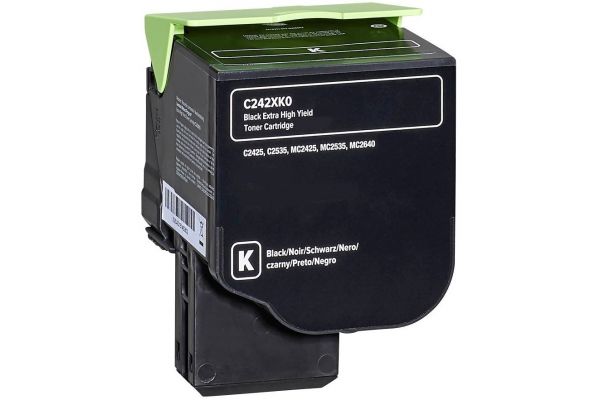 Toner LEXMARK  Compatible C/MC 2425 2535 2640 - C242XK0 Pages:6000 Black