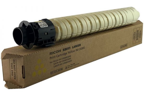 Toner RICOH  Γνήσιο IM C4500 / C5500 / C6000 - 842284 Σελίδες:22500 Yellow