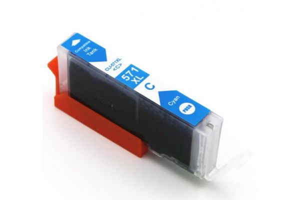 Printer Catridge CANON  Compatible CLI-571XL  Pages:680 Cyan