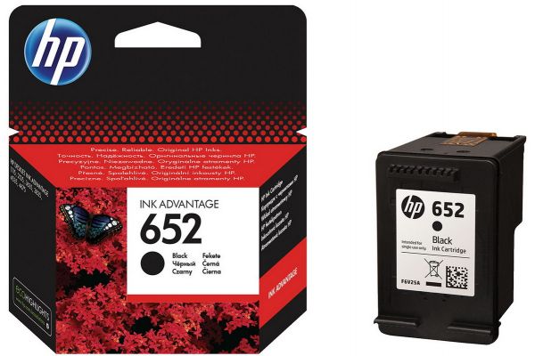 Μελάνι HP  Γνήσιο 652 F6V25AE  Σελίδες:360 Black