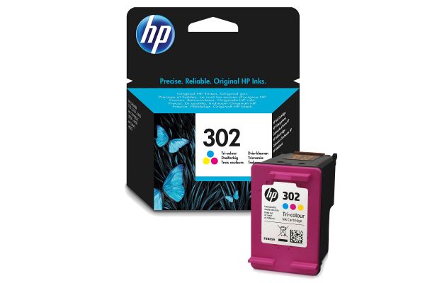 Printer Catridge HP  Original 302 F6U65AE Pages:165 Colour