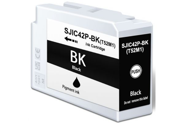 Μελάνι EPSON  Συμβατό SJIC42P-BK - (C13T52M140) Σελίδες:50ml Black