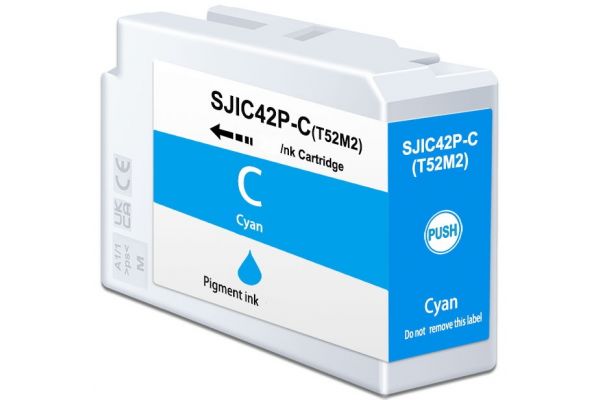 Μελάνι EPSON  Συμβατό SJIC42P-C - (C13T52M240) Σελίδες:50ml Cyan