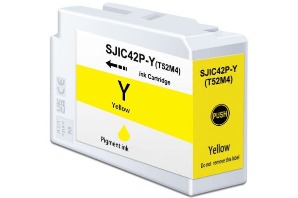 Μελάνι EPSON  Συμβατό SJIC42P-Y - (C13T52M440) Σελίδες:50ml Yellow
