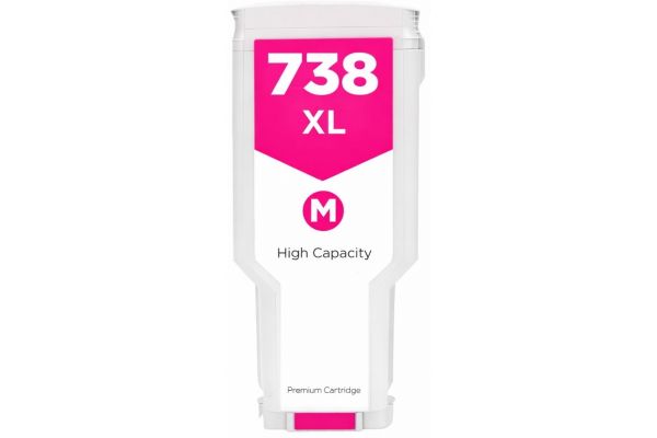 Μελάνι HP  Συμβατό 738XL - (676M7A) - 300ml Σελίδες:13000 Magenta