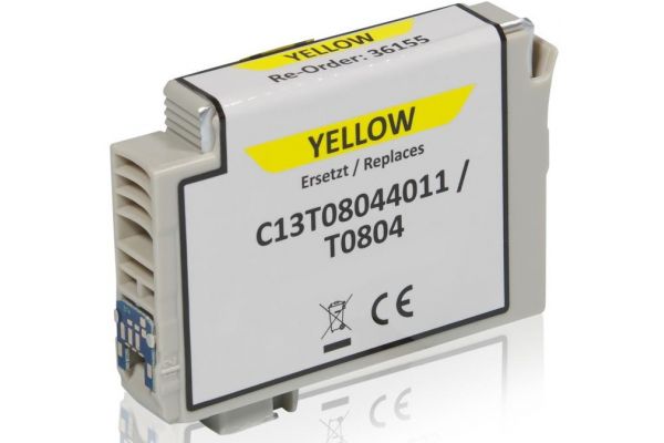 Μελάνι EPSON  Συμβατό T0804 - (C13T080440) Σελίδες:460 Yellow