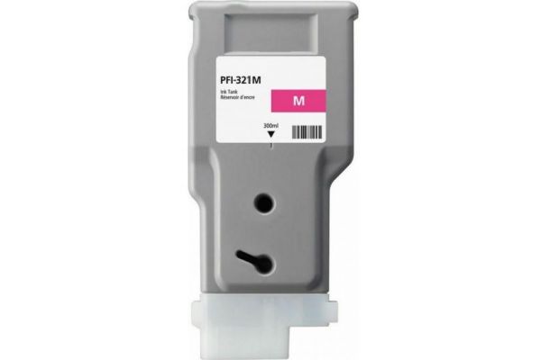 Μελάνι CANON  Συμβατό PFI-321M (6299C001) 300ml - PREMIUM Σελίδες:13000 Magenta