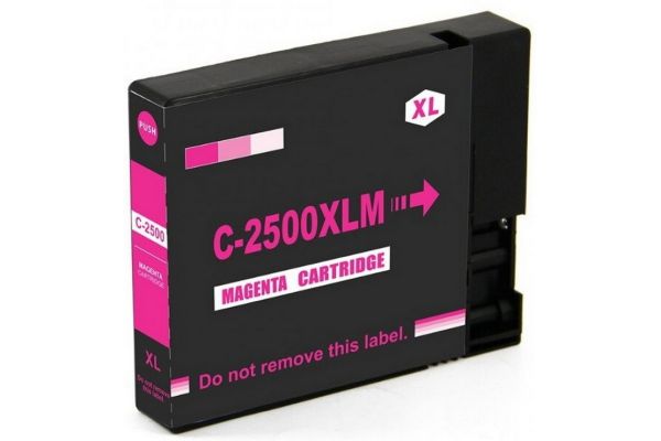 Μελάνι CANON  Συμβατό PGI-2500XLM - 9266B001AA Σελίδες:1295 Magenta