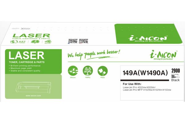 Toner HP  Συμβατό 149A (W1490A) ΜΕ CHIP (updated chip firmware 29/08/2025) Σελίδες:2900 Black