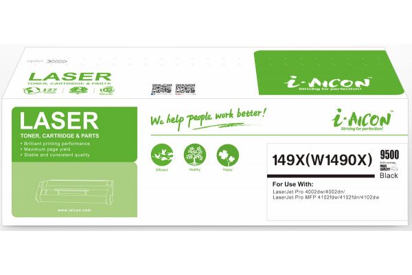 Toner HP  Συμβατό 149X (W1490X) ΜΕ CHIP (updated chip firmware 29/08/2025) Σελίδες:9500 Black