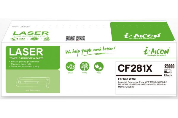Toner HP  Συμβατό 81X CF281X  Σελίδες:25000 Black