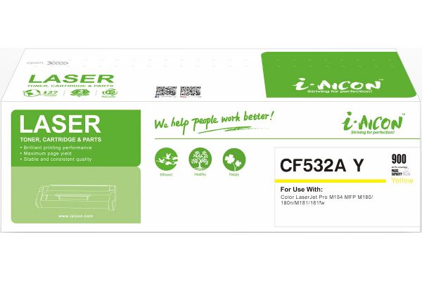 Toner HP  Compatible CF532A Y 205A  Pages:900 Yellow