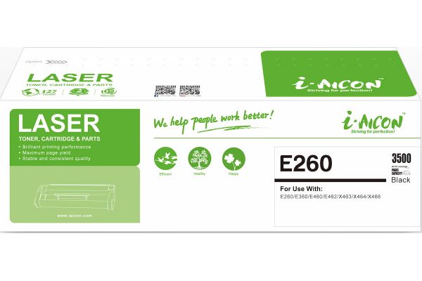 Toner LEXMARK  Συμβατό E260 E360 E460 - 260A11E   Σελίδες:3500 Black