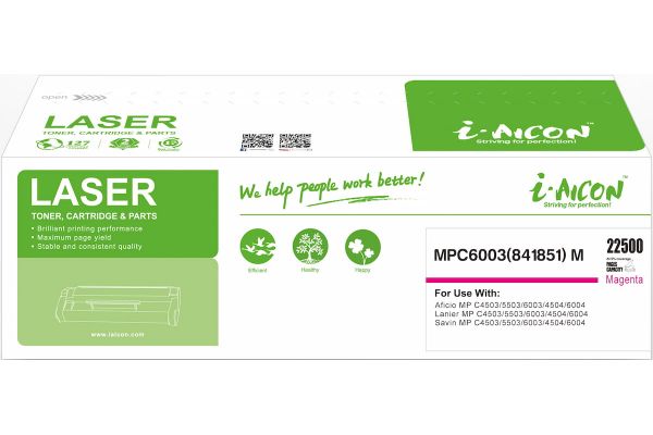 Toner RICOH  Συμβατό MP C4503 / C4504 / C5503 / C5504 / C6003 / C6004 841855 Σελίδες:22500 Magenta