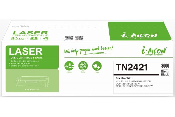 Toner BROTHER  Compatible TN-2421 Pages:3000 Black
