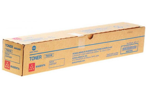 Toner KONICA MINOLTA Develop  Γνήσιο TN221M - A8K3350 Σελίδες:21000 Magenta