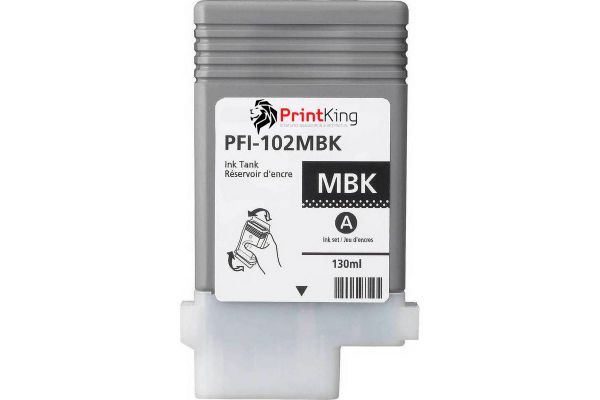 Tinte CANON  Kompatibel PFI-102MBK 130ml - (0894B001AA) - PREMIUM Seitenergiebigkeit:6000 Schwarz