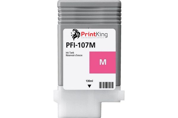Tinte CANON  Kompatibel PFI-107 M 130ml - (6707B001AA) - PREMIUM Seitenergiebigkeit:6000 Magenta