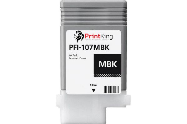 Tinte CANON  Kompatibel PFI-107MBK 130ml - (6704B001AA) - PREMIUM Seitenergiebigkeit:6000 Schwarz