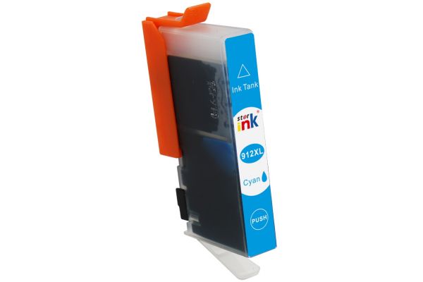 Printer Catridge HP  Compatible 912XL C (3YL81AE)  (updated chip firmware 23/03/2026) Pages:825 Cyan