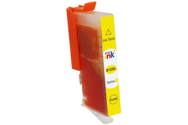 Printer Catridge HP  Compatible 912XL Y (3YL83AE)  (updated chip firmware 23/03/2026) Pages:825 Yellow
