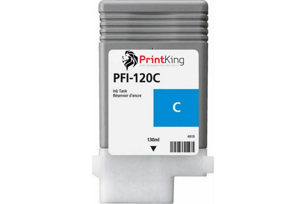 Printer Catridge CANON  Compatible PFI-120C (2886C001) 130ml  Pages:6000 Cyan