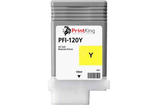 Tinte CANON  Kompatibel PFI-120Y (2888C001) 130ml  Seiten:6000 Gelb