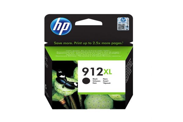Printer Catridge HP  Original 912XL BK (3YL84AE) Pages:825 Black