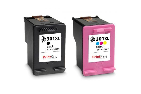 Tinte HP  Kompatibel 301XL Shwarz/Tri-color (CH563EE,CH564EE) Multipack Seiten:480/330 Farbe