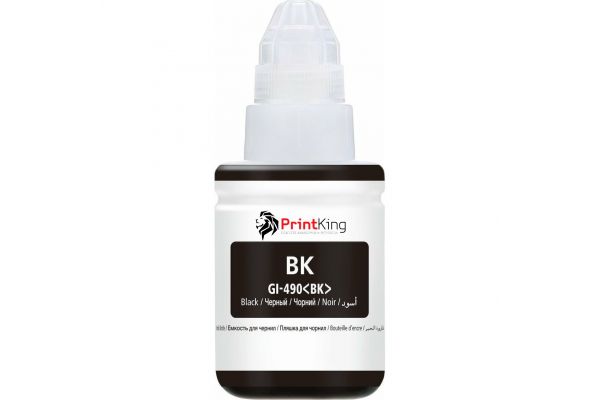 Μελάνι CANON  Συμβατό GI-490 BK (0663C001) 135ml Σελίδες:6000 Black