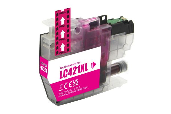 Tinte BROTHER  Kompatibel LC421XL M (9ml) Seiten:500 Magenta