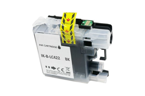Tinte BROTHER  Kompatibel LC422 BK (20ml) Seiten:650 Schwarz