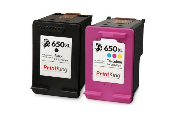 Tinte HP  Kompatibel 650XL Shwarz/Tri-color (CZ101AA,CZ102AA) Multipack Seiten:790/450 Farbe