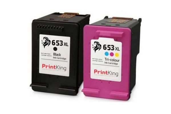 Μελάνι HP  Συμβατό 653XL Black/Tri-color (3YM75AE,3YM74AE) Multipack Σελίδες:790/450 Colour