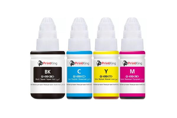 Tinte CANON  Kompatibel GI-490 (BK,C,M,Y) Multipack Seitenergiebigkeit:6000/7000 Farbe