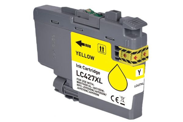 Μελάνι BROTHER  Συμβατό LC427XL Y (51ml) Σελίδες:5000 Yellow