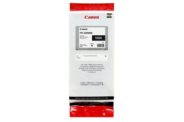 Printer Catridge CANON  Original PFI-320MBK (2889C001) 300ml Pages:13000 Black