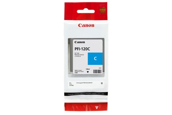 Tinte CANON  Original PFI-120C (2886C001) 130ml Seiten:6000 Cyan