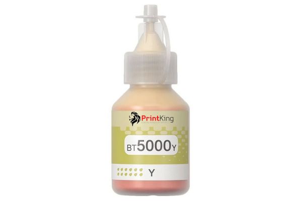 Μελάνι BROTHER  Συμβατό BT5000Y 45ml Σελίδες:5000 Yellow