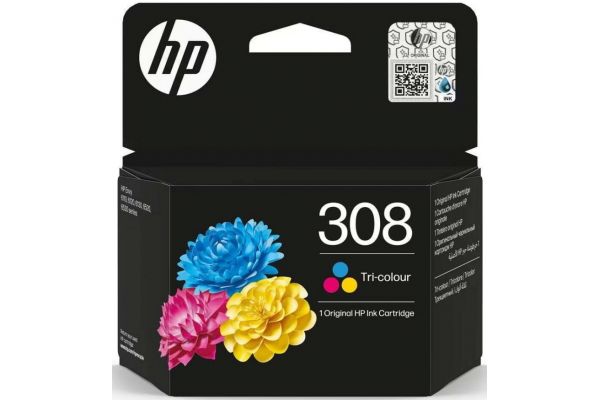 Printer Catridge HP  Original 308 CL 7FP20UE Pages:120 Colour