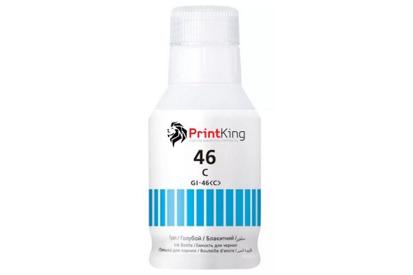 Tinte CANON  Kompatibel GI-46C 140ml - (4427C001) Seitenergiebigkeit:14000 Cyan