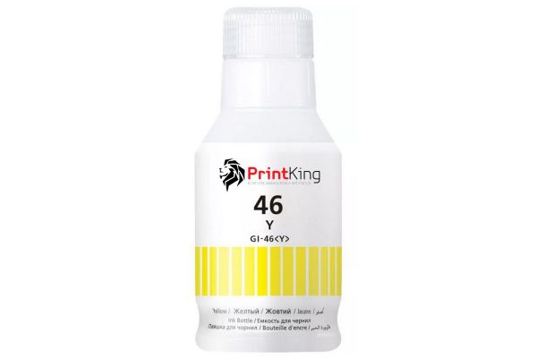 Printer Catridge CANON  Compatible GI-46Y 140ml - (4429C001) Pages:14000 Yellow