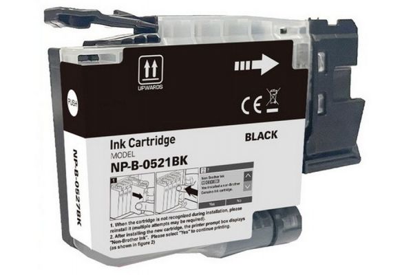 Printer Catridge BROTHER  Compatible LC521BK Pages:500 Black