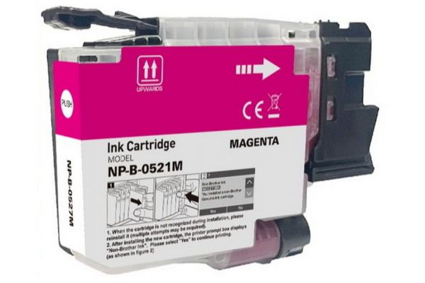 Tinte BROTHER  Kompatibel LC521M Seitenergiebigkeit:500 Magenta