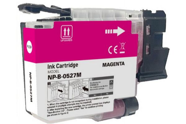 Tinte BROTHER  Kompatibel LC-527M Seitenergiebigkeit:900 Magenta