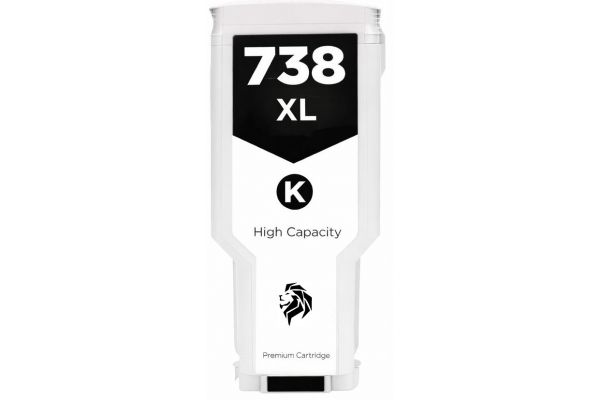 Tinte HP  Kompatibel 738XL - (498N8A) - 300ml Seitenergiebigkeit:13000 Schwarz