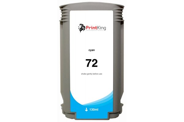 Tinte HP  Kompatibel 72C High Capacity (C9371A) 130ml Seitenergiebigkeit:6000 Cyan